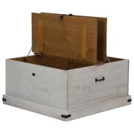 Скрин за съхранение HALDEN бял 91x91x47 cm бор