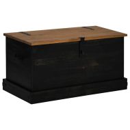 Скрин за съхранение HALDEN черен 91x48x47 cm бор