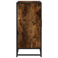 Шкаф опушен дъб 68x35x76 cm Изработена дървесина и метал