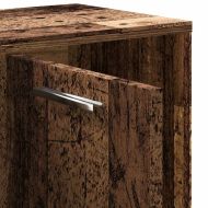 Рафт за книги от старо дърво 90x28x90 cm Инженерна дървесина