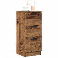 Шкафове 2 бр. старо дърво 30x30x70 cm Инженерна дървесина