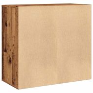 Козметичен шкаф от старо дърво 80x40x75 cm Инженерна дървесина