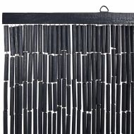 Завеса за врата срещу насекоми Тъмно сиво 120x220 cm Бамбук