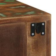 Стенно нощно шкафче от масивна дървесина възстановено