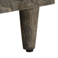 3 броя бюфети Светло сиво 60x33,5x75 cm Масивна дървесина Манго