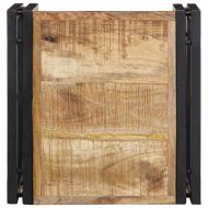 Масичка за кафе 40x40x35 cm Масивна груба дървесина Манго