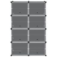 Органайзер за съхранение на кубчета с 8 кубчета и вратички