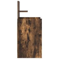 Нощни шкафчета с 2 чекмеджета 2 бр., опушен дъб 38x34x80 см