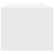 ТВ шкафове, 2 бр, бели, 80x31x25,5 см, инженерно дърво