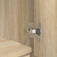 Висок шкаф, сонома дъб, 29,5x34x119,5 см инженерно дърво