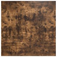 Масичка за кафе с чекмеджета, опушен дъб 70,5x70x40 см