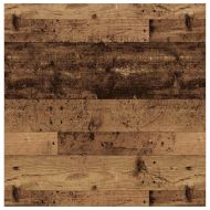 Масичка за кафе с чекмеджета старо дърво 100x100x40 см