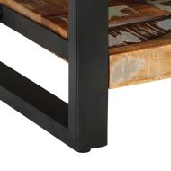 Нощни шкафове 2 бр Многоцветна масивна груба дървесина Манго