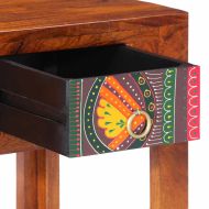 Нощно шкафче 2 бр. 40x40x36 cm масивна дървесина акация