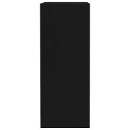 Шкаф за книги Черен 40x30x76,5 cm Инженерна дървесина