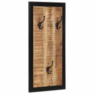 Закачалка за палта 40x2x80 cm Масивна груба дървесина Манго