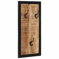 Закачалка за палта 40x2x80 cm Масивна груба дървесина Манго