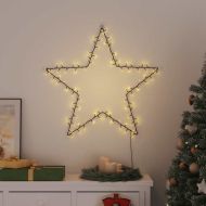 Коледни светлини Star Silhouette 115 светодиода топло бяло