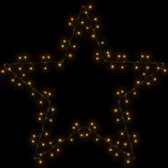 Коледни светлини Star Silhouette 115 светодиода топло бяло