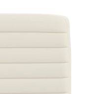 Трапезни столове, 2 бр, кремави, кадифе