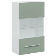 5 броя телевизори с LED Маслиненозелено инженерно дърво