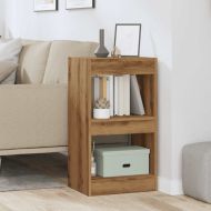 Библиотека/разделител за стая, дъб артизан, 40x30x72 см