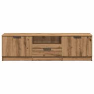 ТВ шкаф, занаятчийски дъб, 140x35x40 см, инженерно дърво
