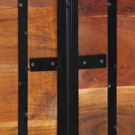 Табла за глава 180 cm от масивна дървесина и желязо