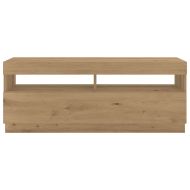 ТВ шкаф с LED осветление Дъб Artisan 300x35x40 cm