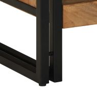 Маса за кафе, 70x50x38 см, масивно акациево дърво