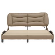 Рамка за легло с LED без матрак Hvar, капучино, 160x200 cм