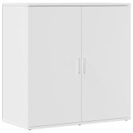 Сайдборди, 2 бр, бели, 79x38x80 см, инженерно дърво