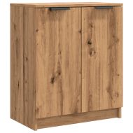 Шкаф за обувки дъб артизан 59x35x70 см инженерна дървесина