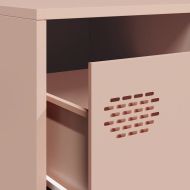 ТВ шкаф, розов, 202x39x43,5 см, студеновалцувана стомана