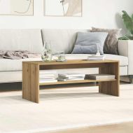 ТВ шкаф, дъб артизан, 100x40x40 см, инженерно дърво