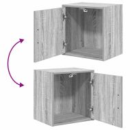 Гаражен стенен шкаф Сива сонома Инженерно дърво