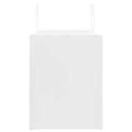 Хартиени торбички 50 бр с дръжки бели 32x22x28 см