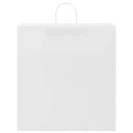 Хартиени торбички 250 бр с дръжки бели 45x17x48 см