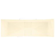 Хартиени торбички 250 бр с дръжки жълти 32x12x42 см