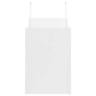 Хартиени торбички 250 бр с дръжки бели 32x17x25 см