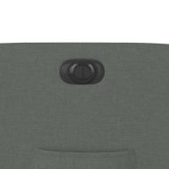 Електрически наклоняем стол, тъмносив, текстил