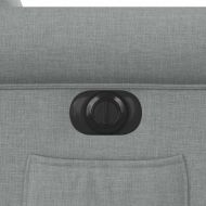 Електрически наклоняем стол, светлосив, текстил