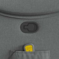 Масажен наклоняем стол, тъмносив, текстил