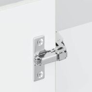 Кухненски ъглов шкаф, "Kalmar", бетонно сив, инженерно дърво