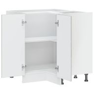 Кухненски ъглов шкаф, "Kalmar", сив сонома, инженерно дърво