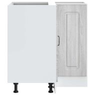 Кухненски ъглов шкаф, "Kalmar", сив сонома, инженерно дърво