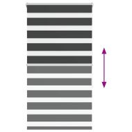 Зеброва щора черна 70x150 см ширина на плата 65,9 cm полиестер