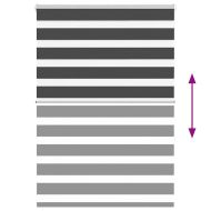 Зеброва щора 105x150 см Ширина на плата 100,9 см полиестер