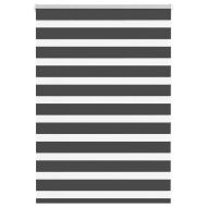 Зеброва щора черна 95x100 см Ширина на плата 90,9 см Полиестер