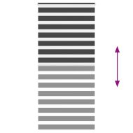 Зеброва щора черна 95x200 см Ширина на плата 90,9 см полиестер